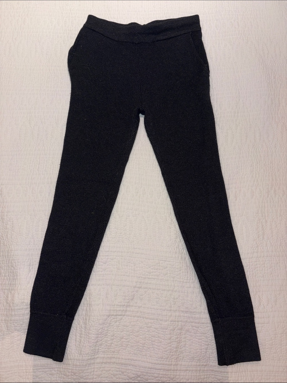 Dex Black Knit Ladies Joggers